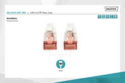 Alternative view of CAT 6 S/FTP-patchkabel, 10 m, wit