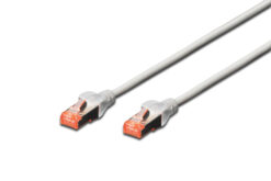 CAT 6 S/FTP-patchkabel, 10 m, grijs