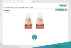 Alternative view of CAT 6 S/FTP patchkabel, 5 stuks