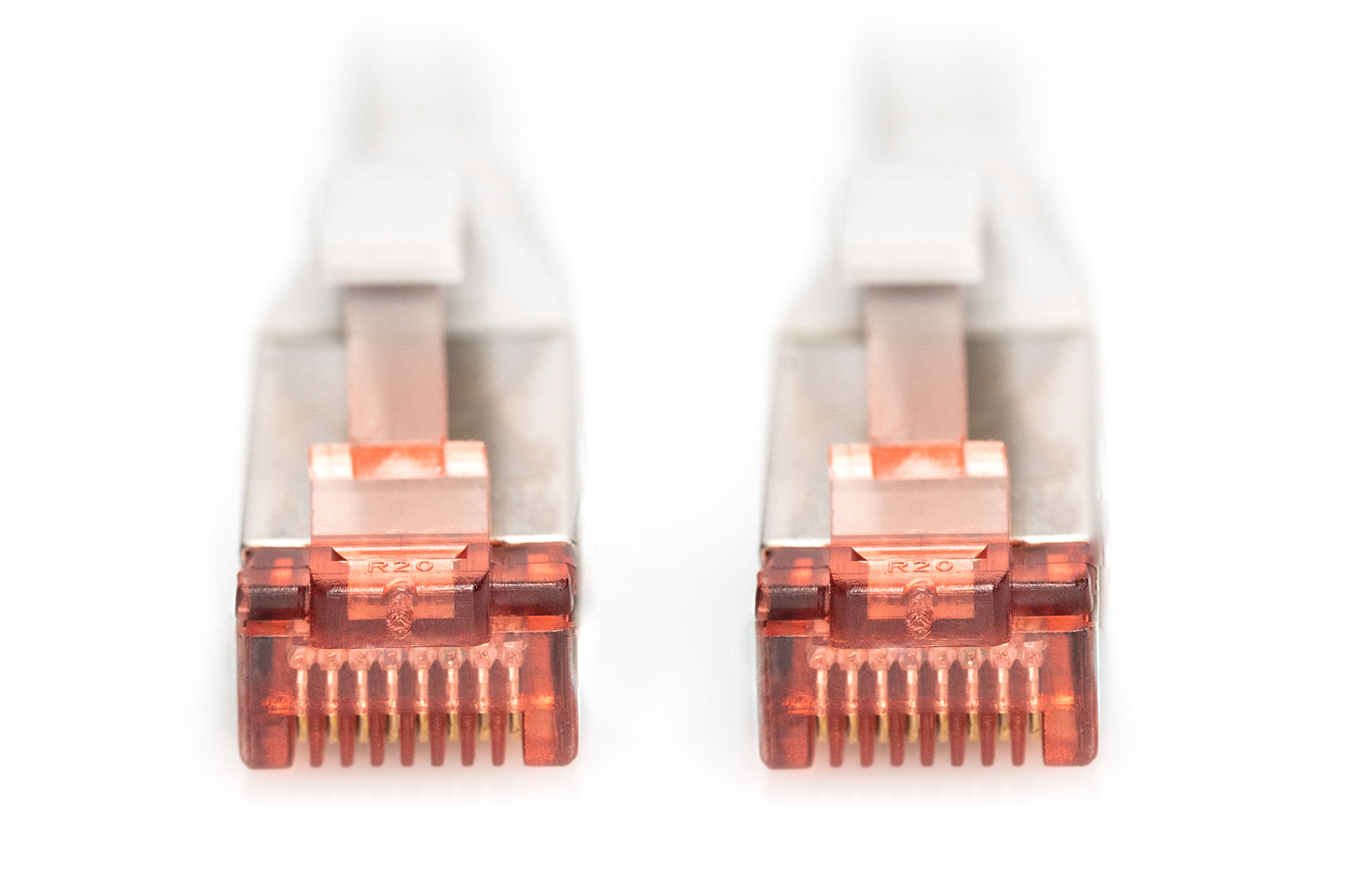 CAT 6 S/FTP-patchkabel, 25 m, grijs - Afbeelding 2