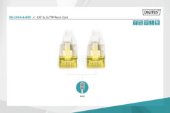 Alternative view of CAT 6A S/FTP-patchkabel, 0,5 m, grijs