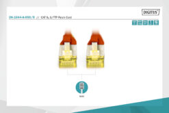 Alternative view of CAT 6A S/FTP-patchkabel, 5 m, rood