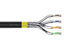 CAT 7A S/FTP datakabel - ondergrondse installatiekabel, 1000 m trommel, simplex, PE