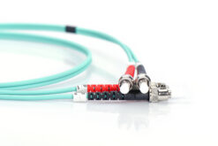 Alternative view of LWL Multimode OM 3 Patchkabel, ST / ST