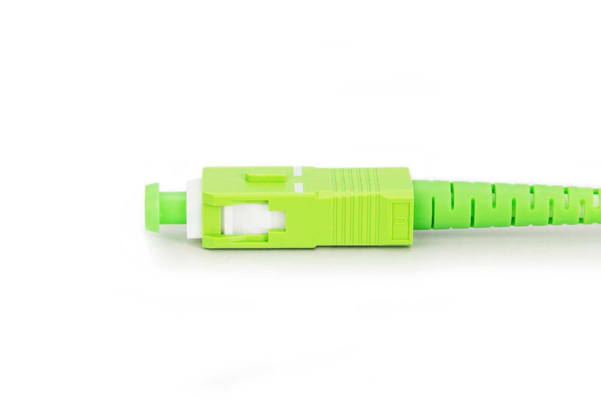 Glasvezel gepantserde patchkabel, simplex, singlemode, SC/APC - SC/APC, 5 m - Afbeelding 2
