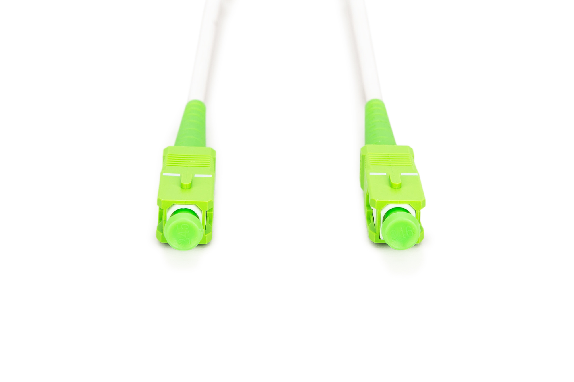 Glasvezel gepantserde patchkabel, simplex, singlemode, SC/APC - SC/APC, 10 m - Afbeelding 2