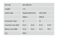 Alternative view of LWL Singlemode Patchkabel, LC / LC