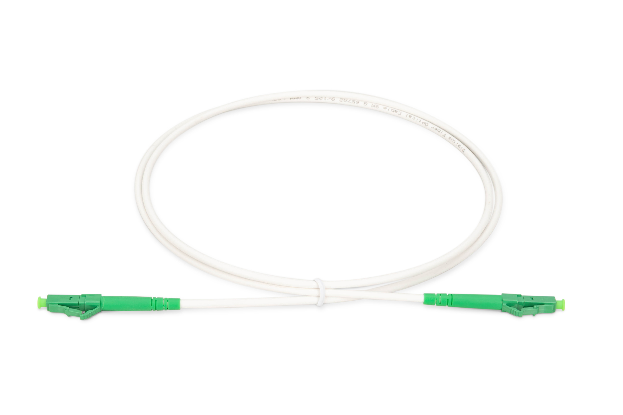 Glasvezel gepantserde patchkabel, simplex, singlemode, LC/APC - LC/APC, 10 m - Afbeelding 3