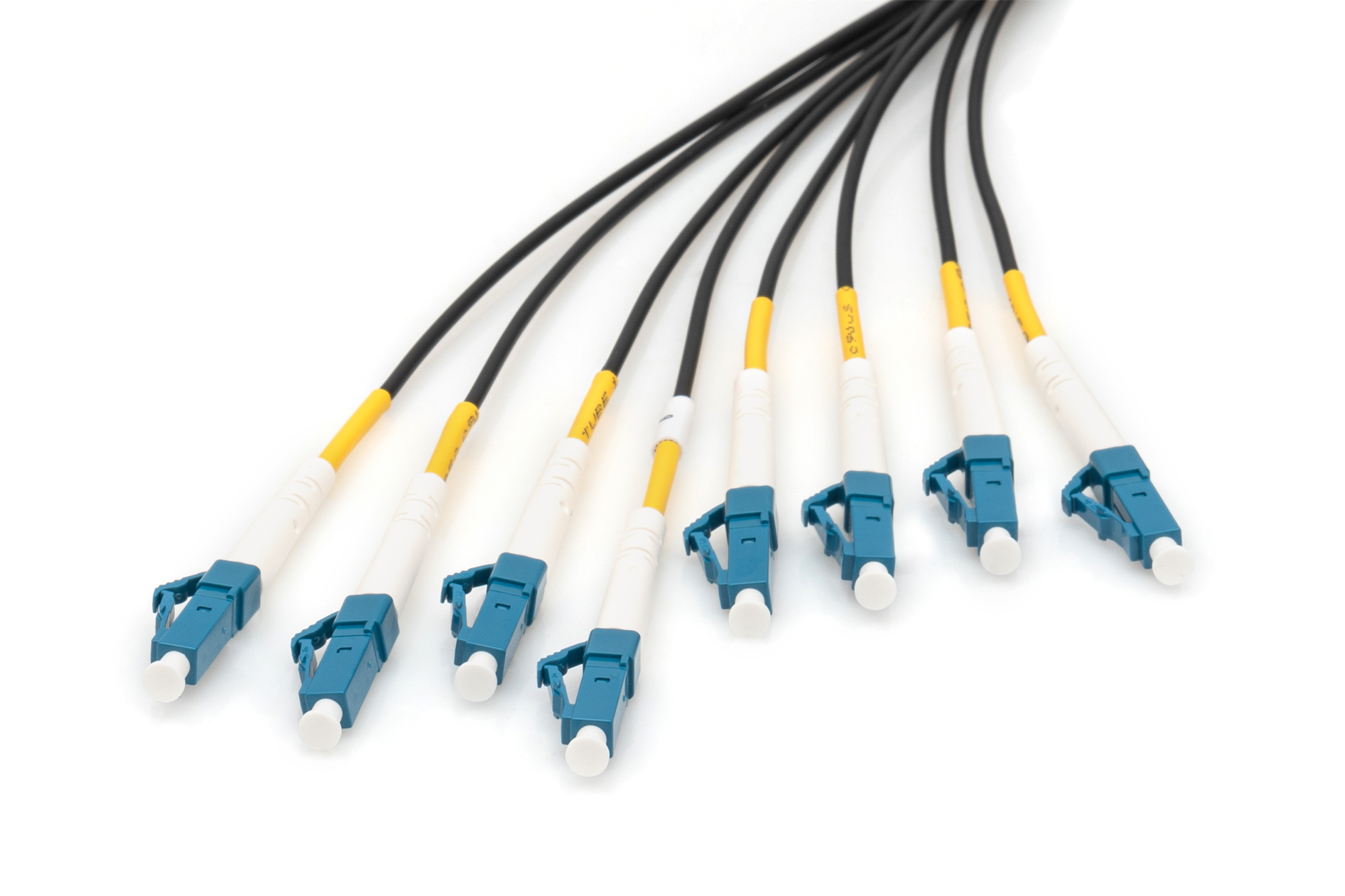Voorgemonteerde glasvezel universele breakout kabel, singlemode OS2, 8 vezels, LC/UPC - LC/UPC - Afbeelding 2