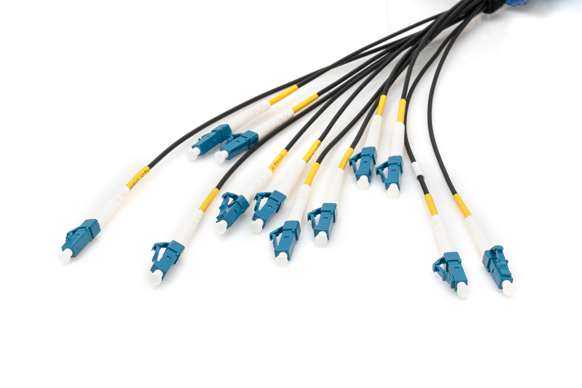 Voorgemonteerde glasvezel universele breakout kabel, singlemode OS2, 12 vezels, LC/UPC - LC/UPC - Afbeelding 4