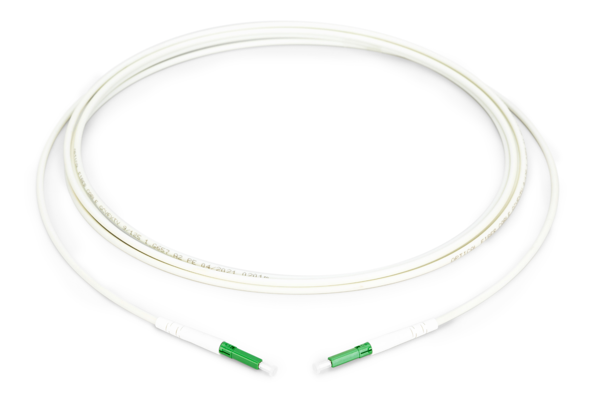 FTTH voorgemonteerde druppelkabel, blow-in, singlemode, 1 vezel, LC/APC, 10 m - Afbeelding 2