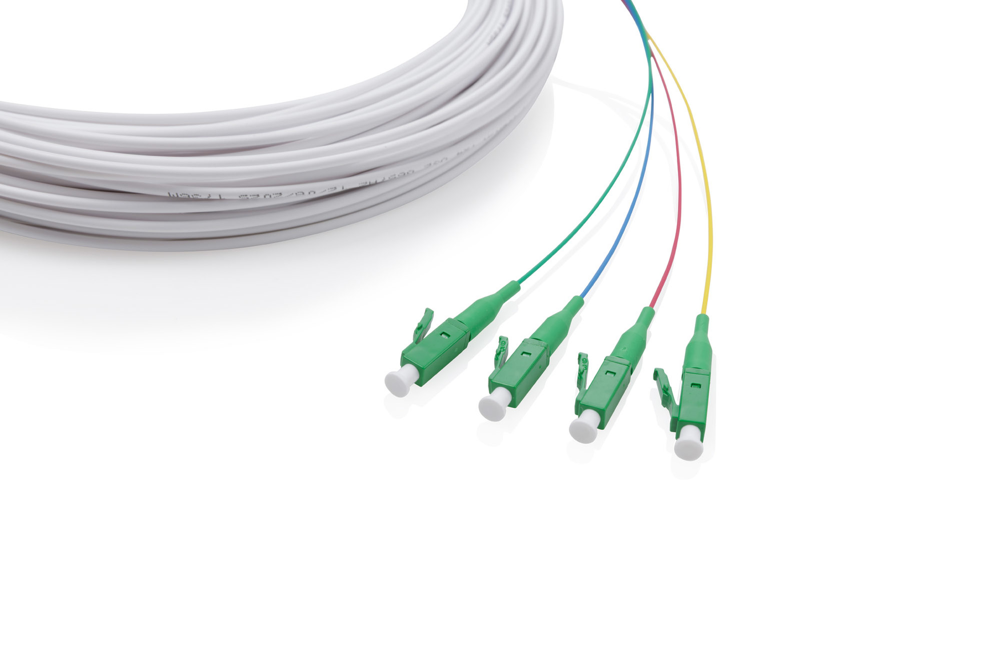 FTTH-dalkabel, singlemode, 4 vezels, 4 LC/APC, 50 m - Afbeelding 2