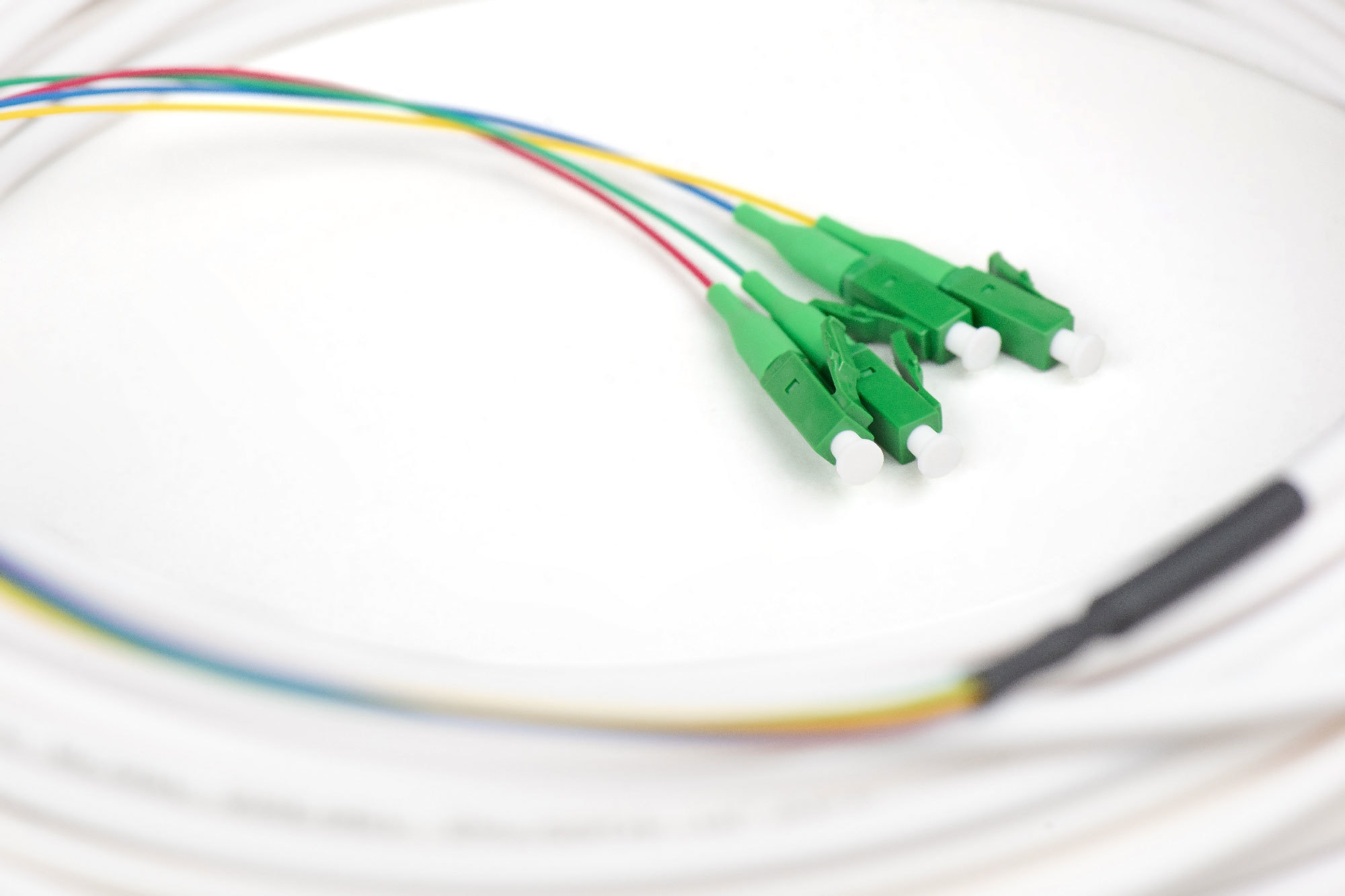 FTTH-dalkabel, singlemode, 4 vezels, 4 LC/APC, 50 m - Afbeelding 2