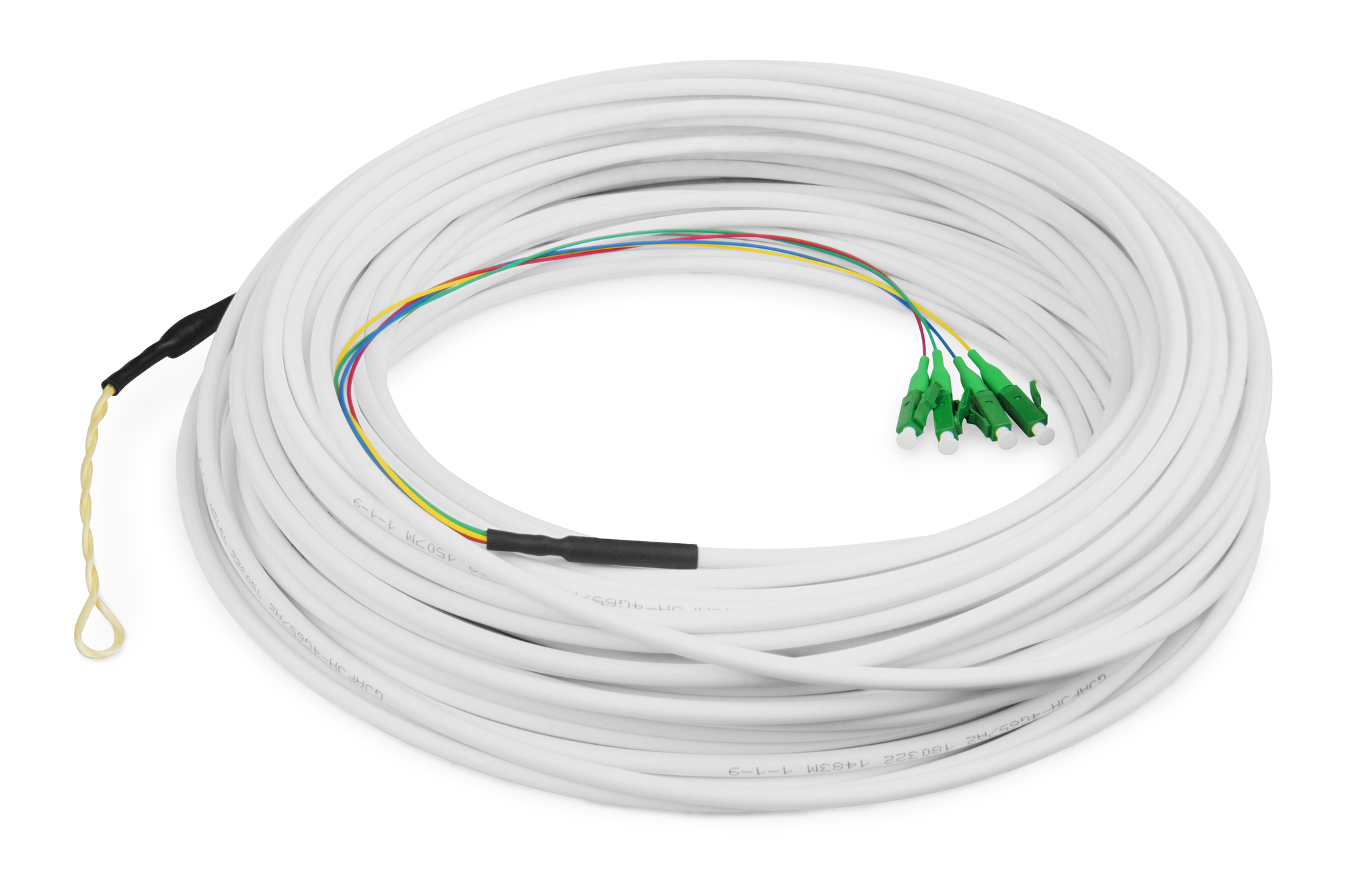 FTTH-dalkabel, singlemode, 4 vezels, 4 LC/APC, 50 m