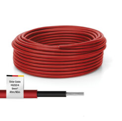Alternative view of Installatie van zonne-energiekabel 50 m, 6 mm², rood, PV-kabel 1500 V DC, UV-bestendig en weerbestendig