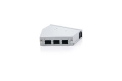 Glasvezel top-hat rail lasverdeler, gehoekt, 6 SC DX/LC Quad, grijs - Afbeelding 5