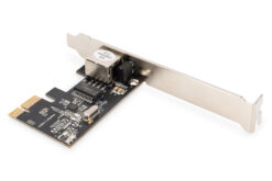 Alternative view of Gigabit Ethernet-netwerkkaart met enkele poort, RJ45, PCI Express