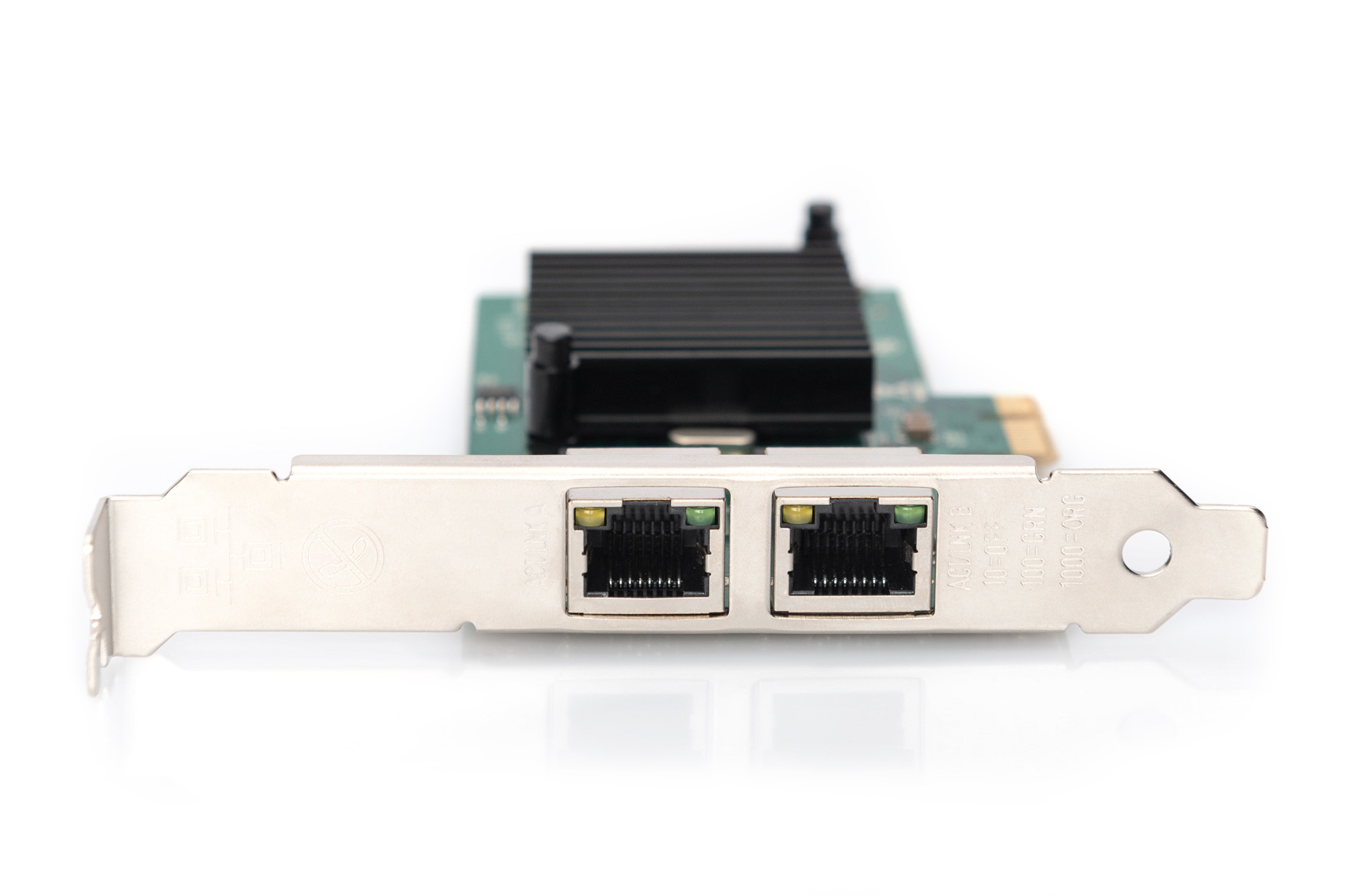 2-poorts Gigabit Ethernet-netwerkkaart, RJ45, PCI Express, Intel-chipset - Afbeelding 3