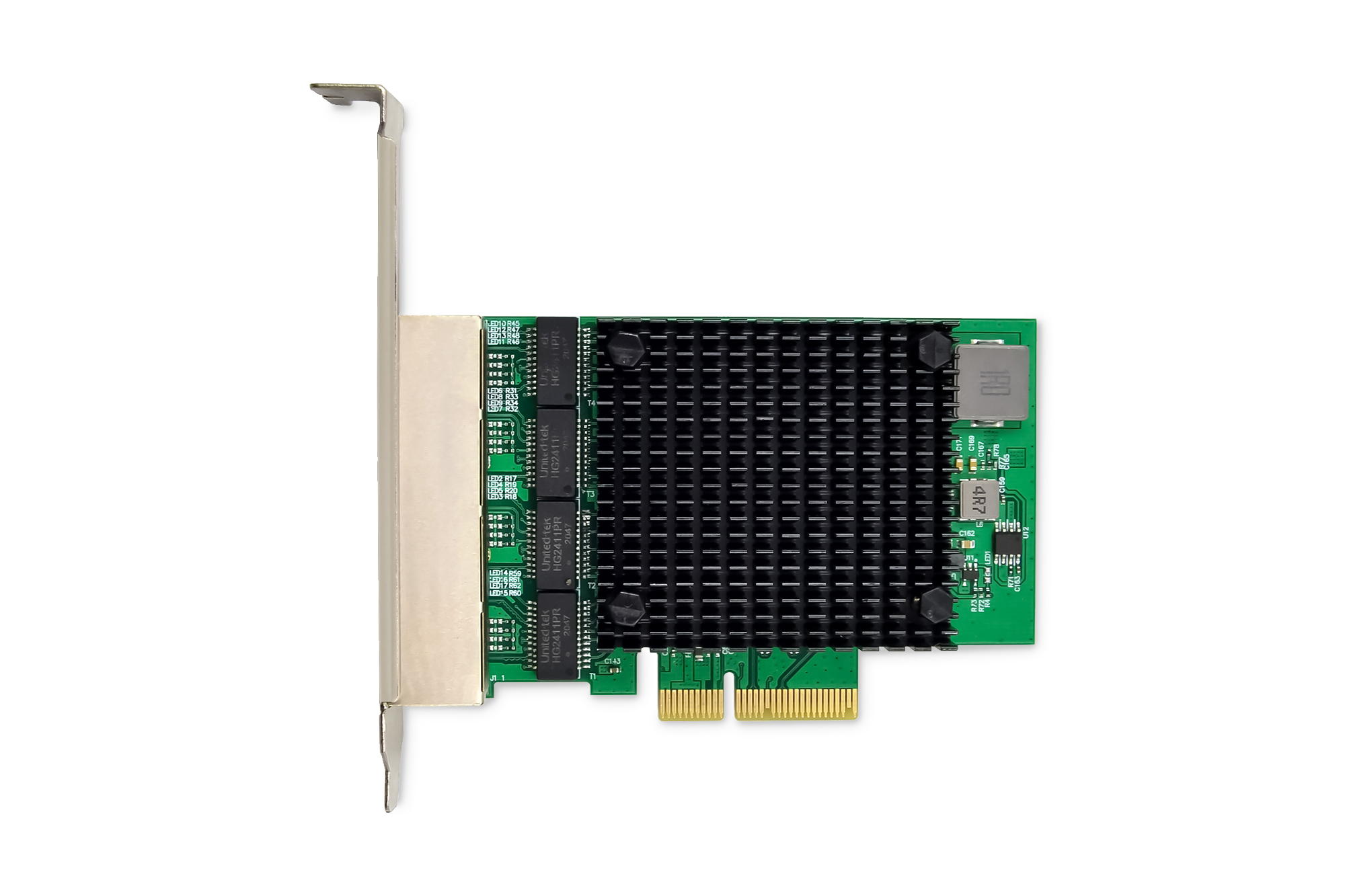 4-poorts 2,5 Gigabit Ethernet-netwerkkaart, RJ45, PCI Express, Realtek chipset - Afbeelding 3