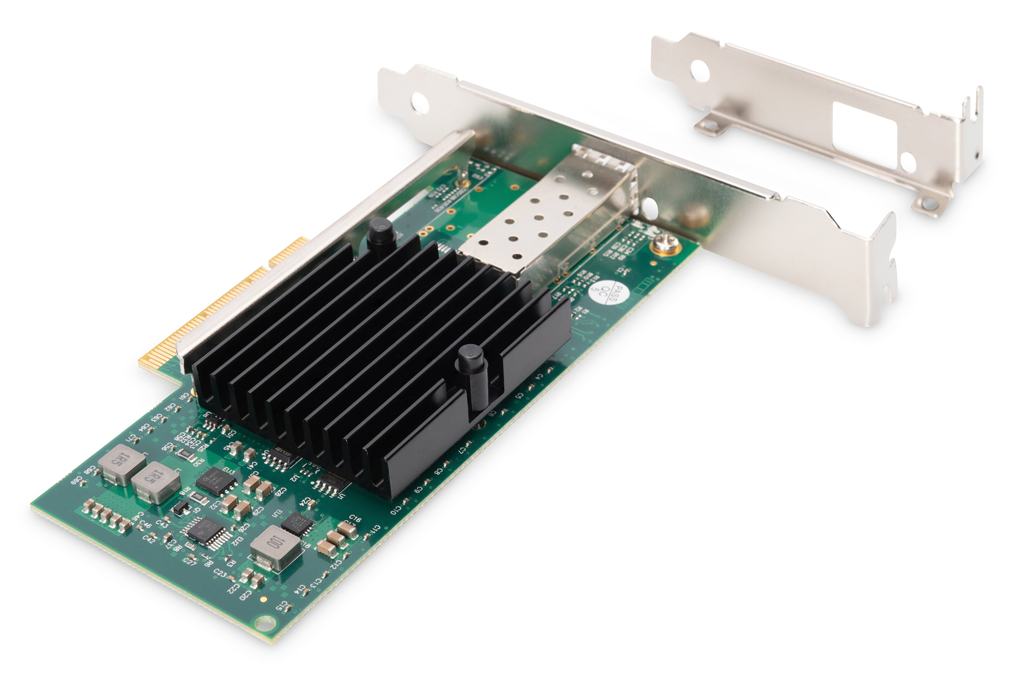 Enkele poort 10 Gigabit Ethernet-netwerkkaart, SFP, PCI Express, Intel-chipset - Afbeelding 2