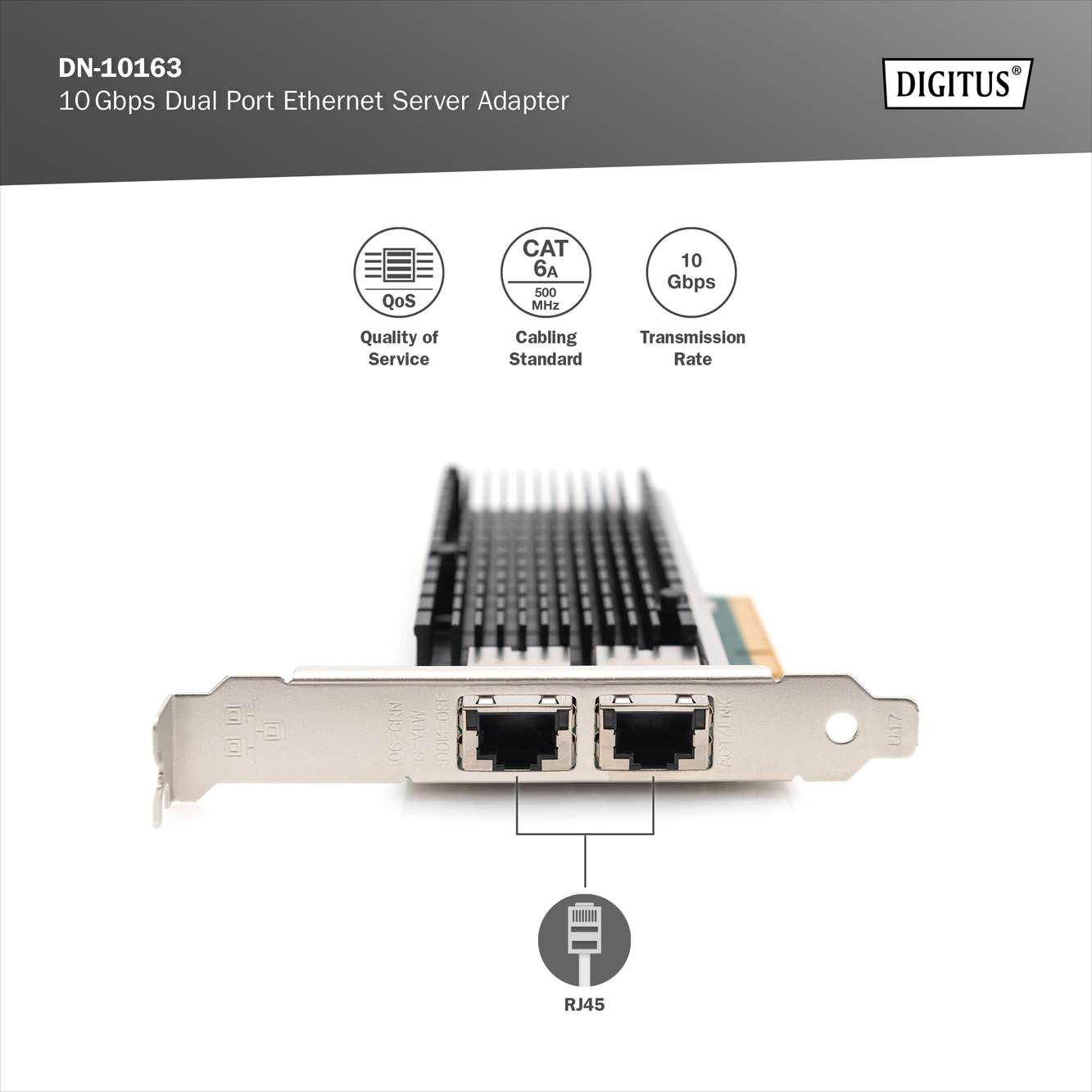 10Gbps Dual Port Ethernet serveradapter - Afbeelding 6