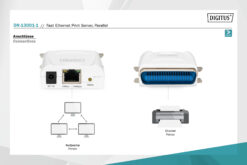 Vaste Ethernet printserver, parallel - Afbeelding 7