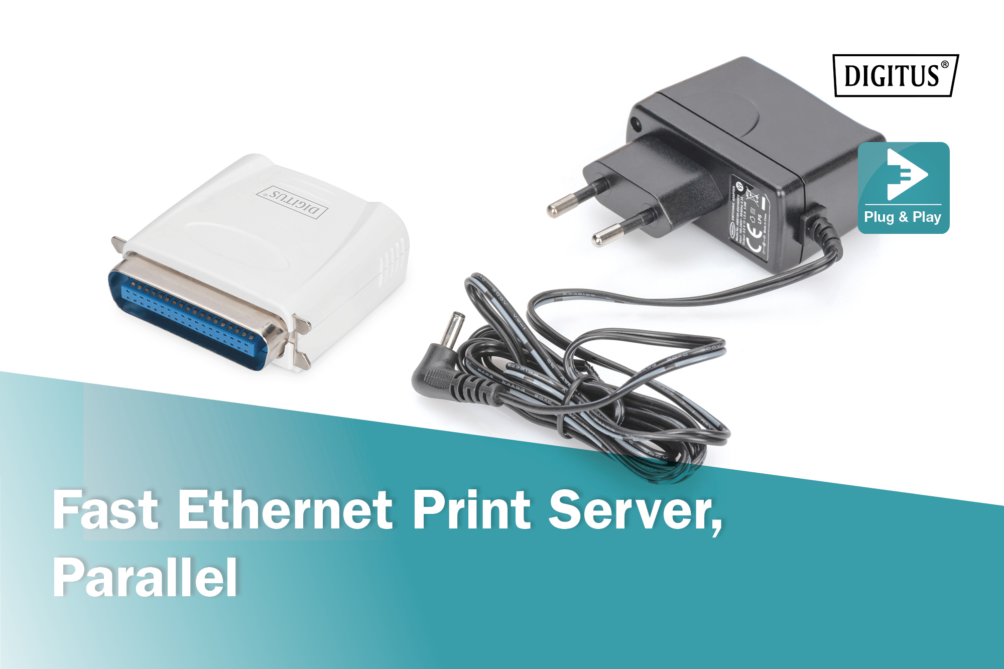 Vaste Ethernet printserver, parallel - Afbeelding 6