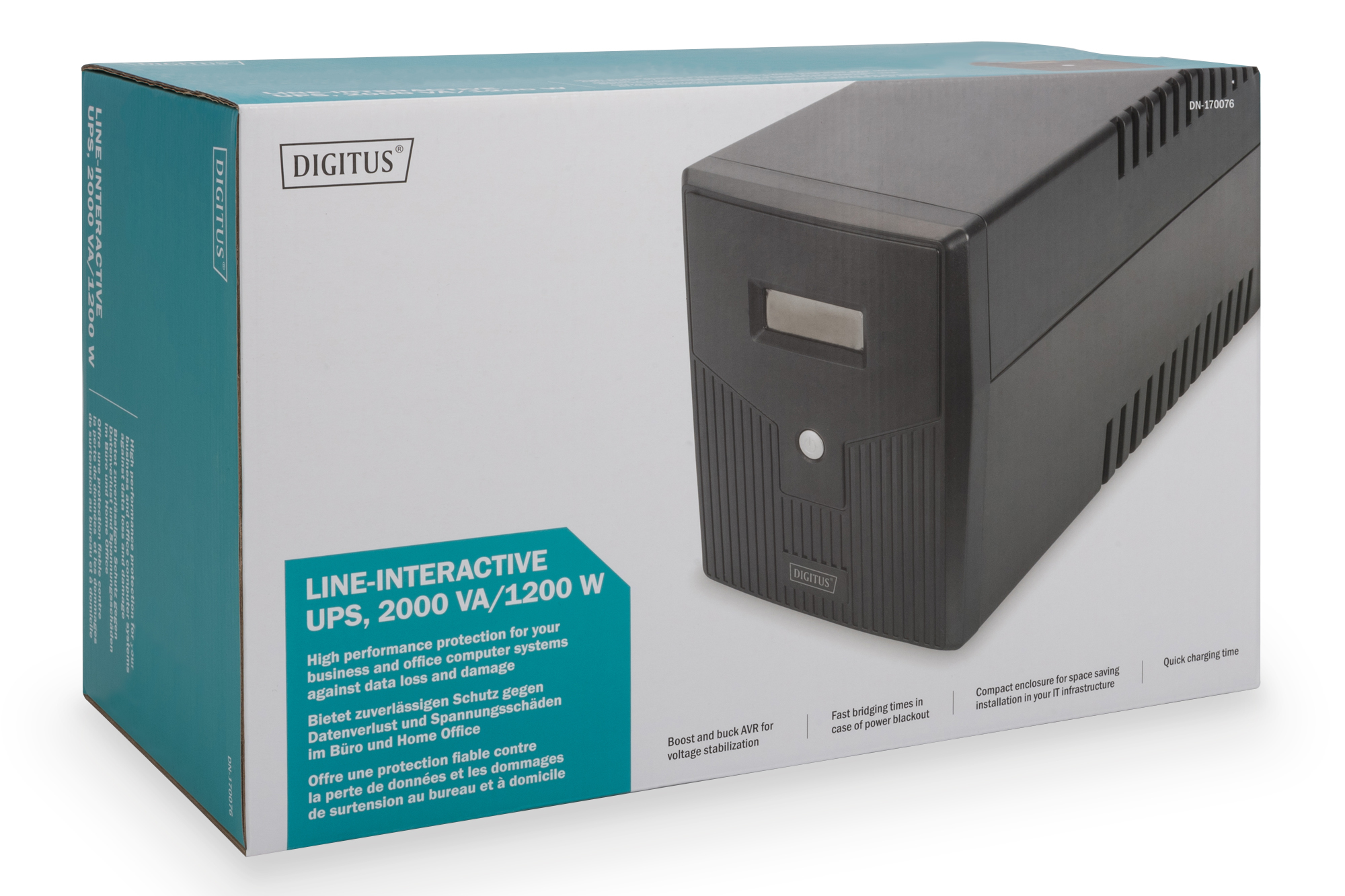 Lijninteractieve UPS, 2000 VA/1200 W - Afbeelding 9