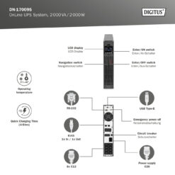 OnLine UPS-systeem, 2000 VA/ 2000 W - Afbeelding 5