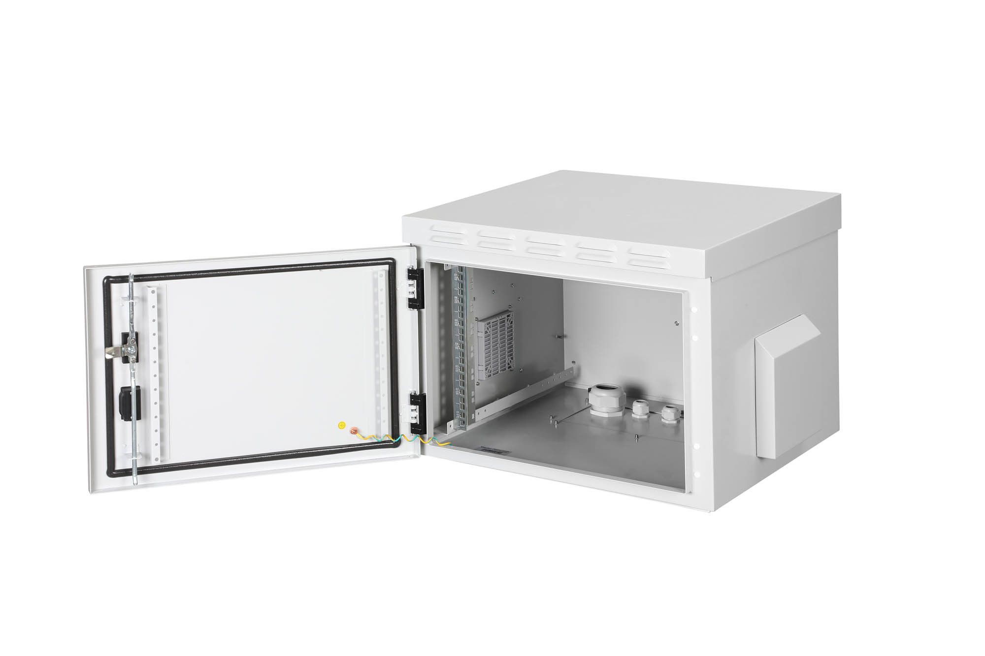 Wandkast IP55 – voor gebruik buitenshuis – 600 x 600 mm (B x D) - Afbeelding 3