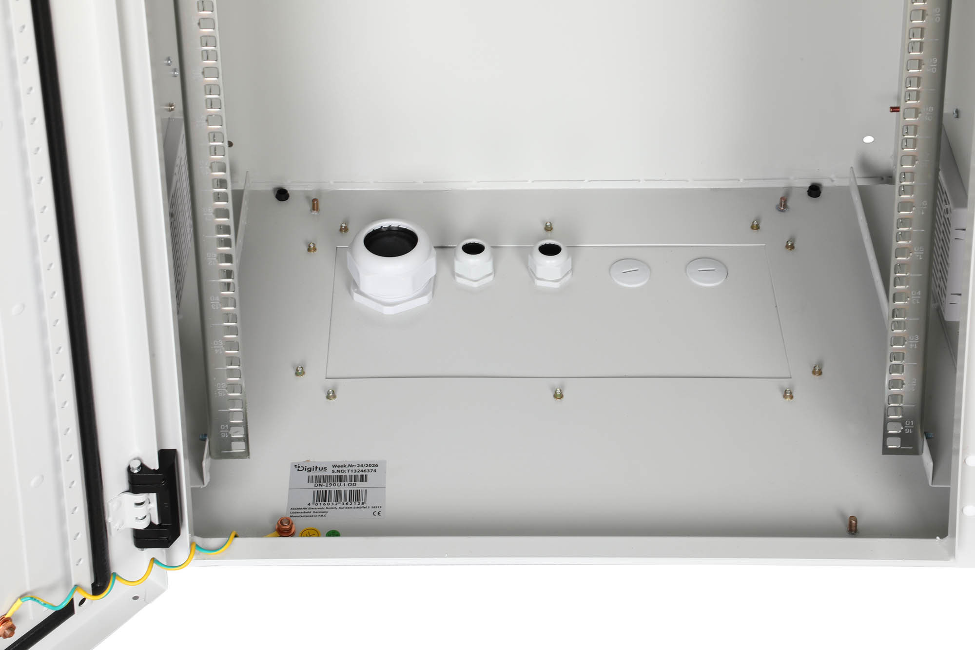 Wandkast IP55 – voor gebruik buitenshuis – 600 x 450 mm (B x D) - Afbeelding 4