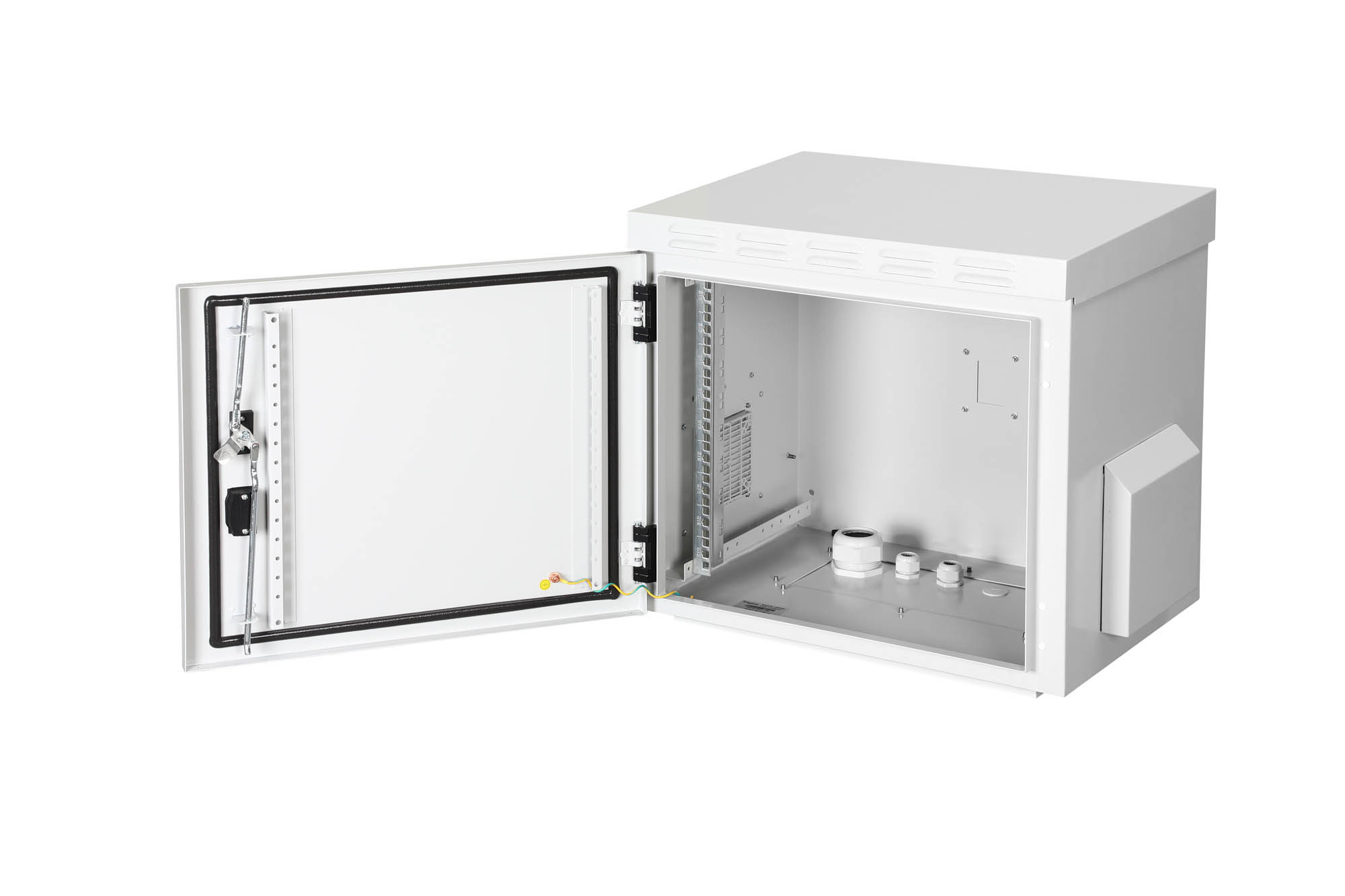 Wandkast IP55 – voor gebruik buitenshuis – 600 x 450 mm (B x D) - Afbeelding 3