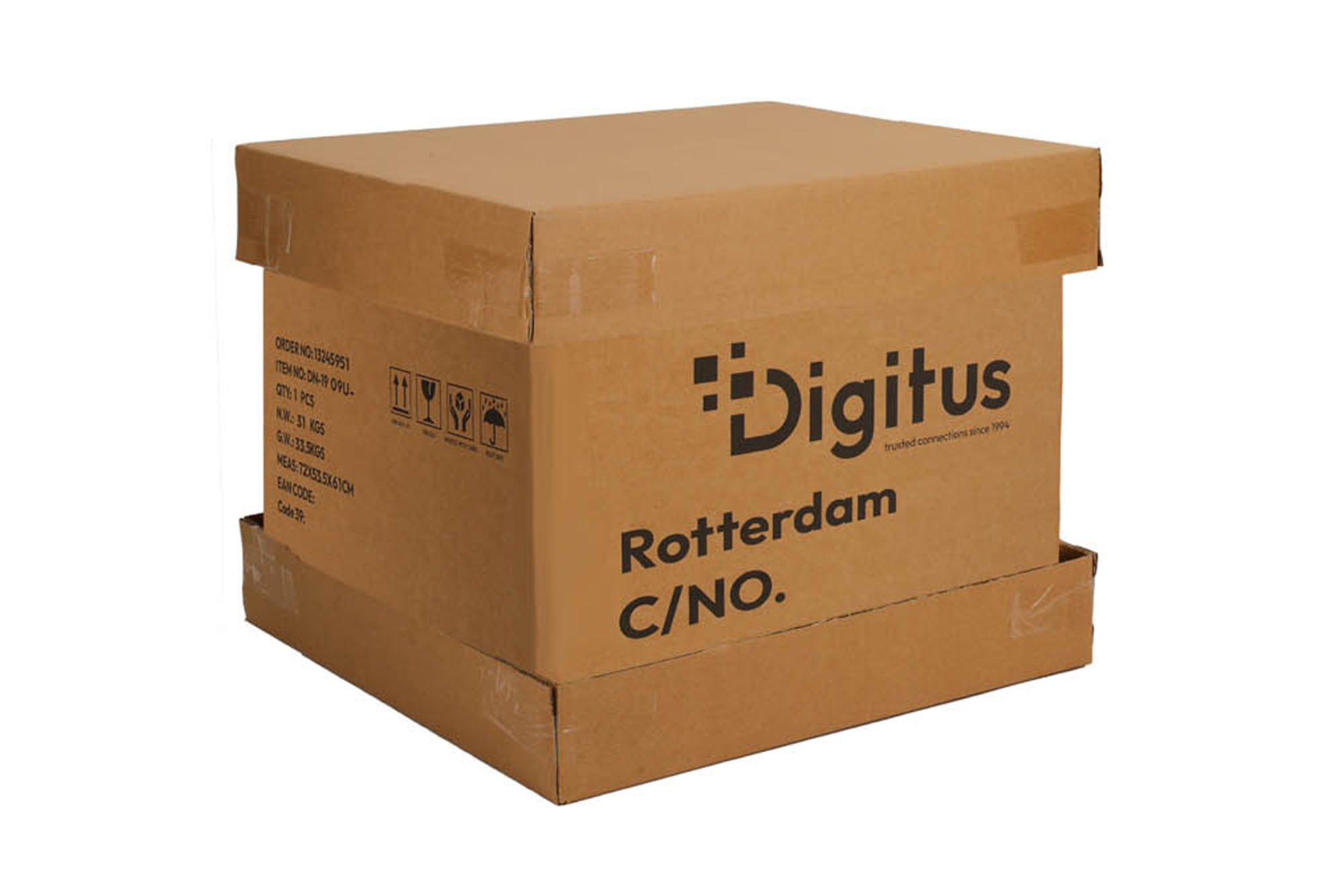 Wandkast IP55 – voor gebruik buitenshuis – 600 x 450 mm (B x D) - Afbeelding 6