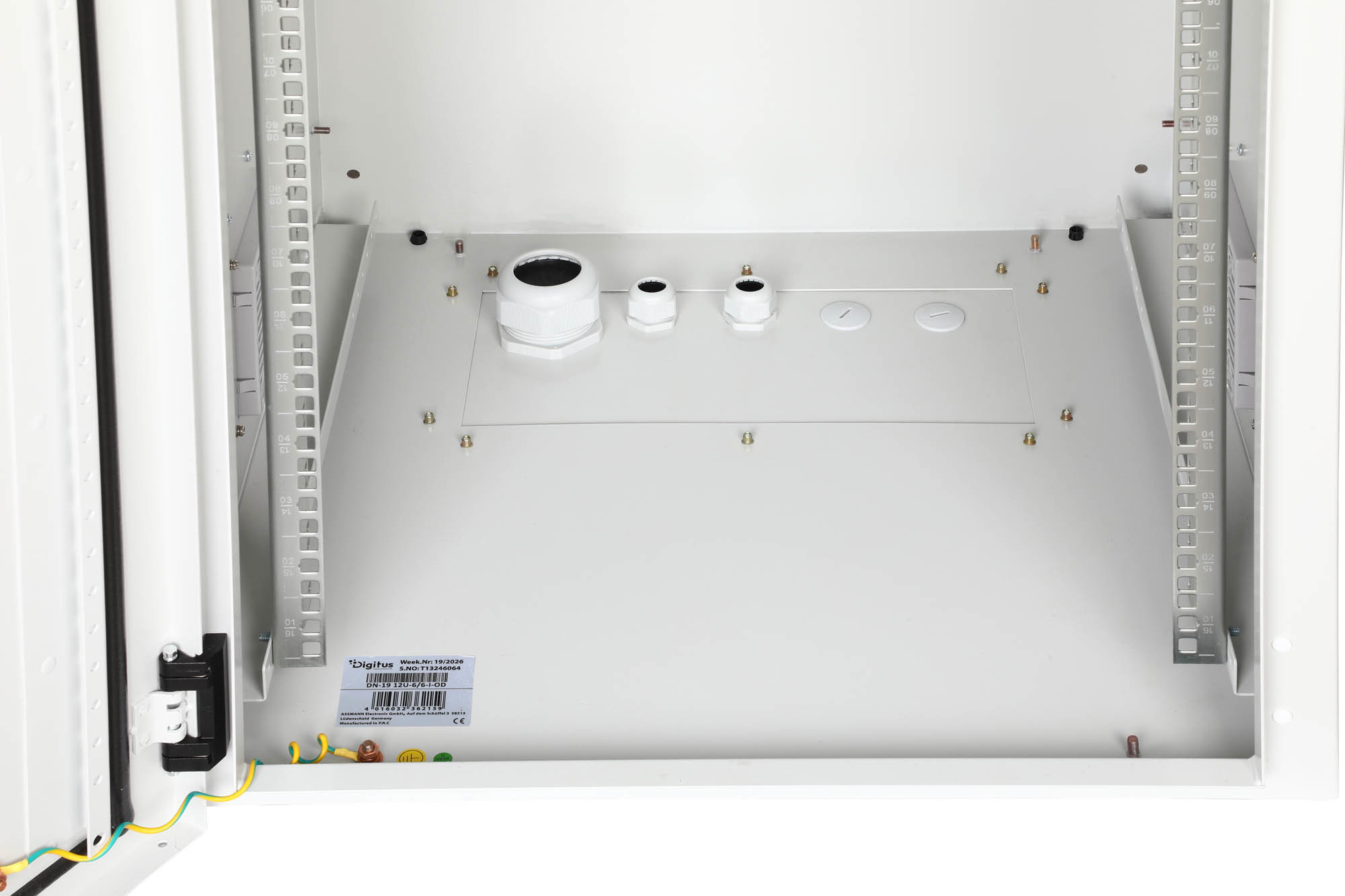 Wandkast IP55 – voor gebruik buitenshuis – 600 x 600 mm (B x D) - Afbeelding 4