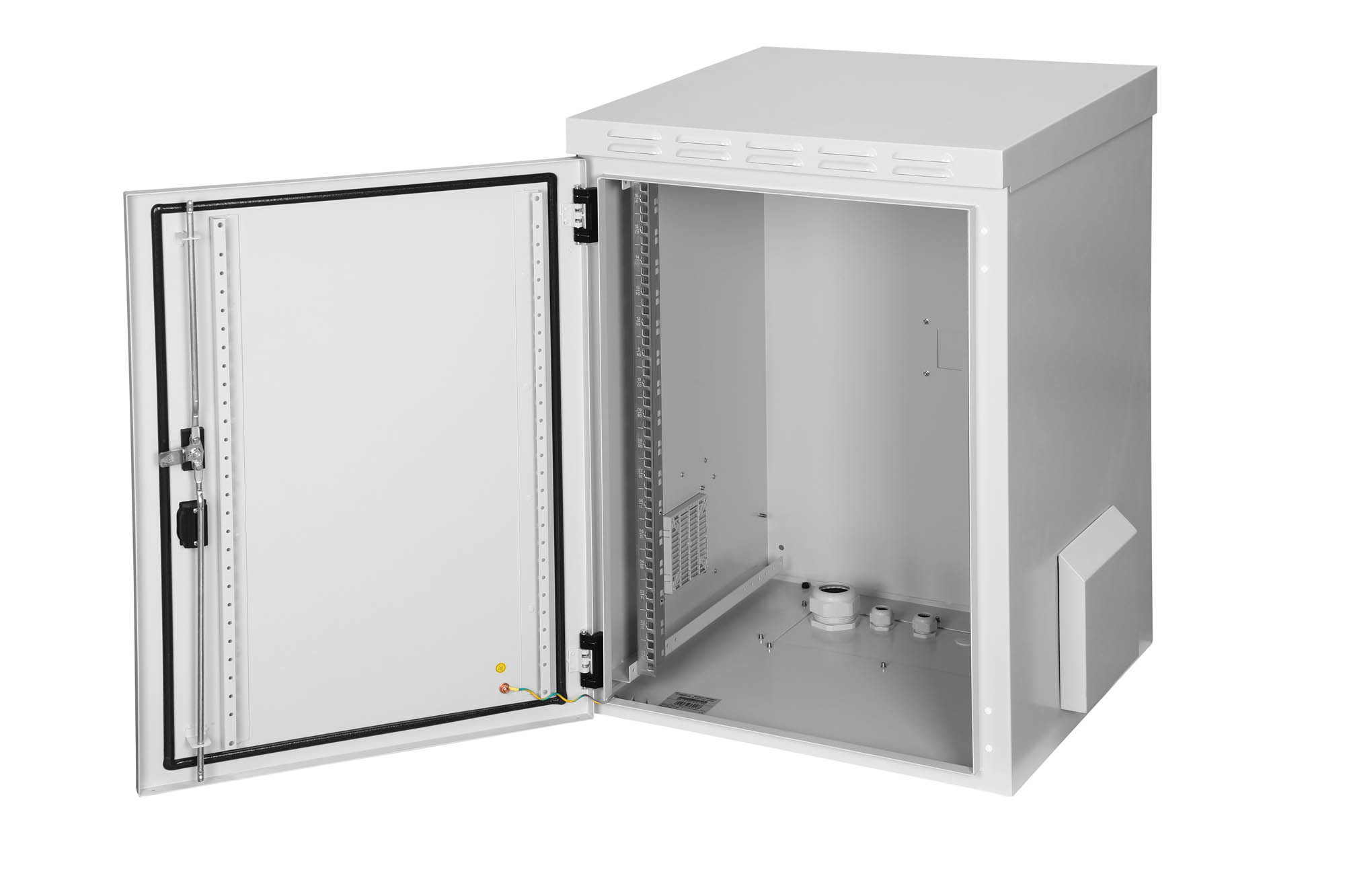 Wandkast IP55 – voor gebruik buitenshuis – 600 x 600 mm (B x D) - Afbeelding 3