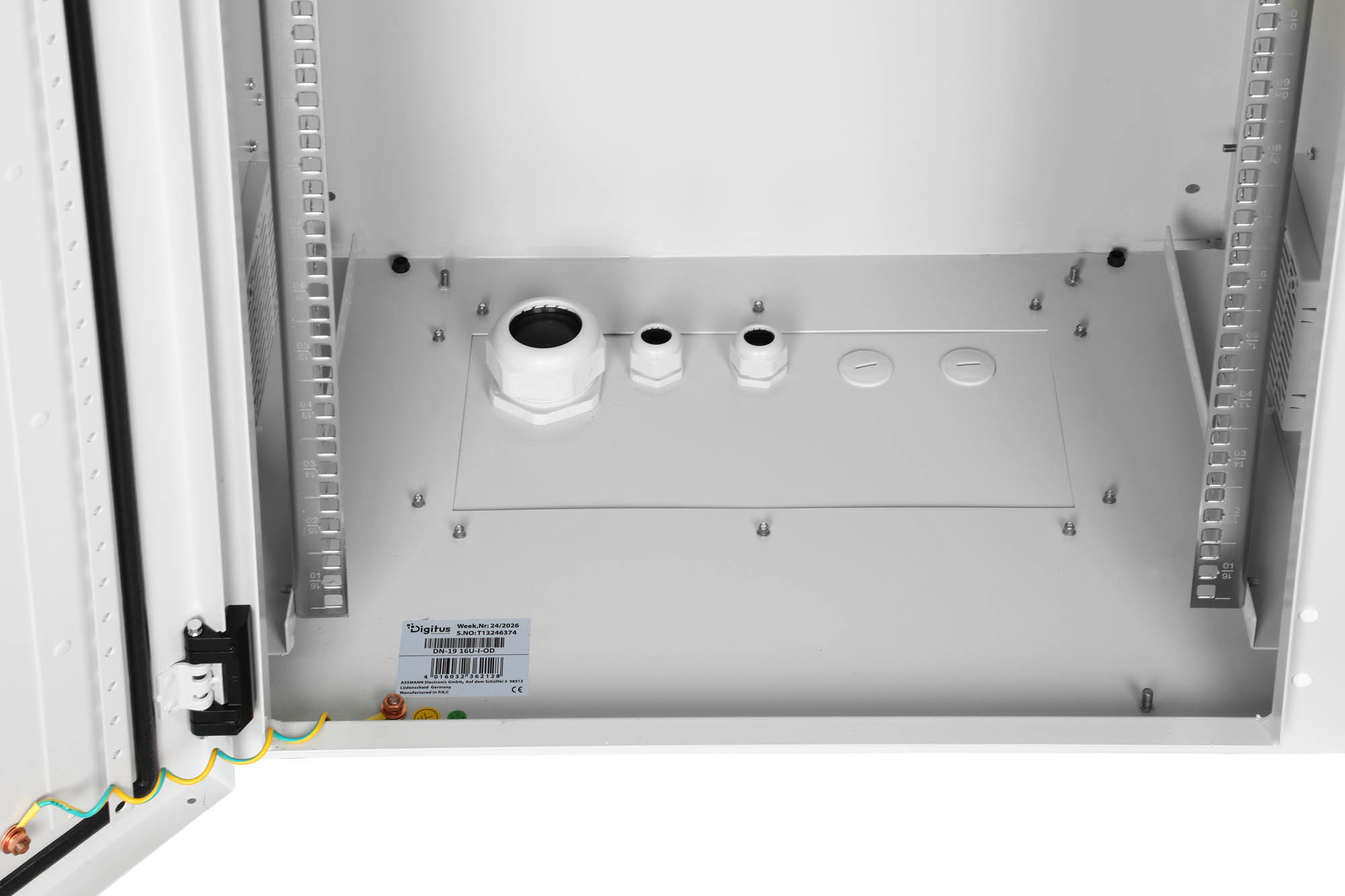Wandkast IP55 – voor gebruik buitenshuis – 600 x 450 mm (B x D) - Afbeelding 4