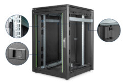 Netwerkkast Unique serie - 800x800 mm (BxD) - Afbeelding 3