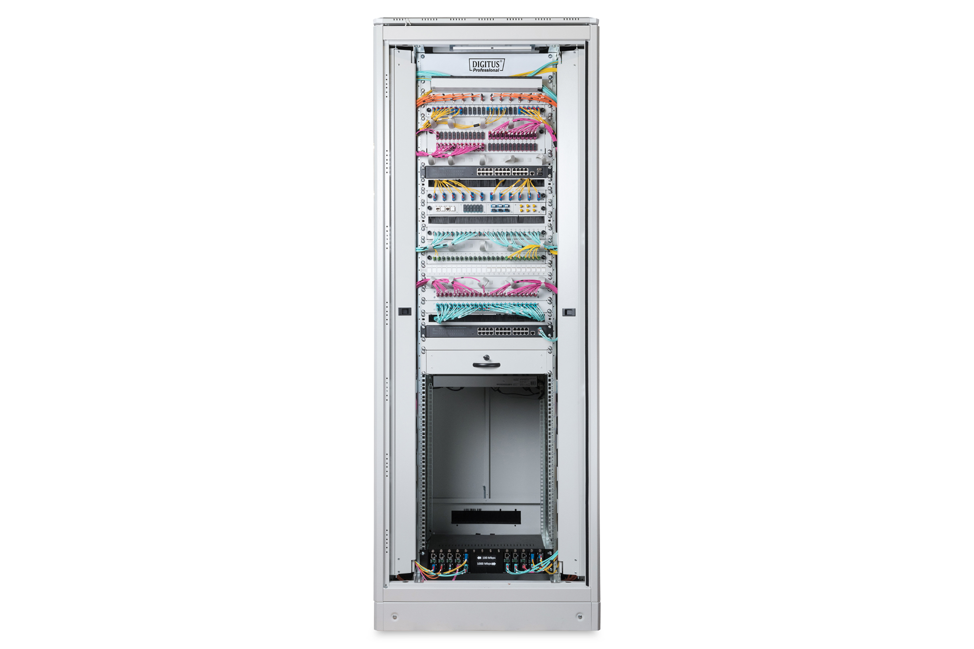 Netwerkkast Unique serie - 800x800 mm (BxD) - Afbeelding 6