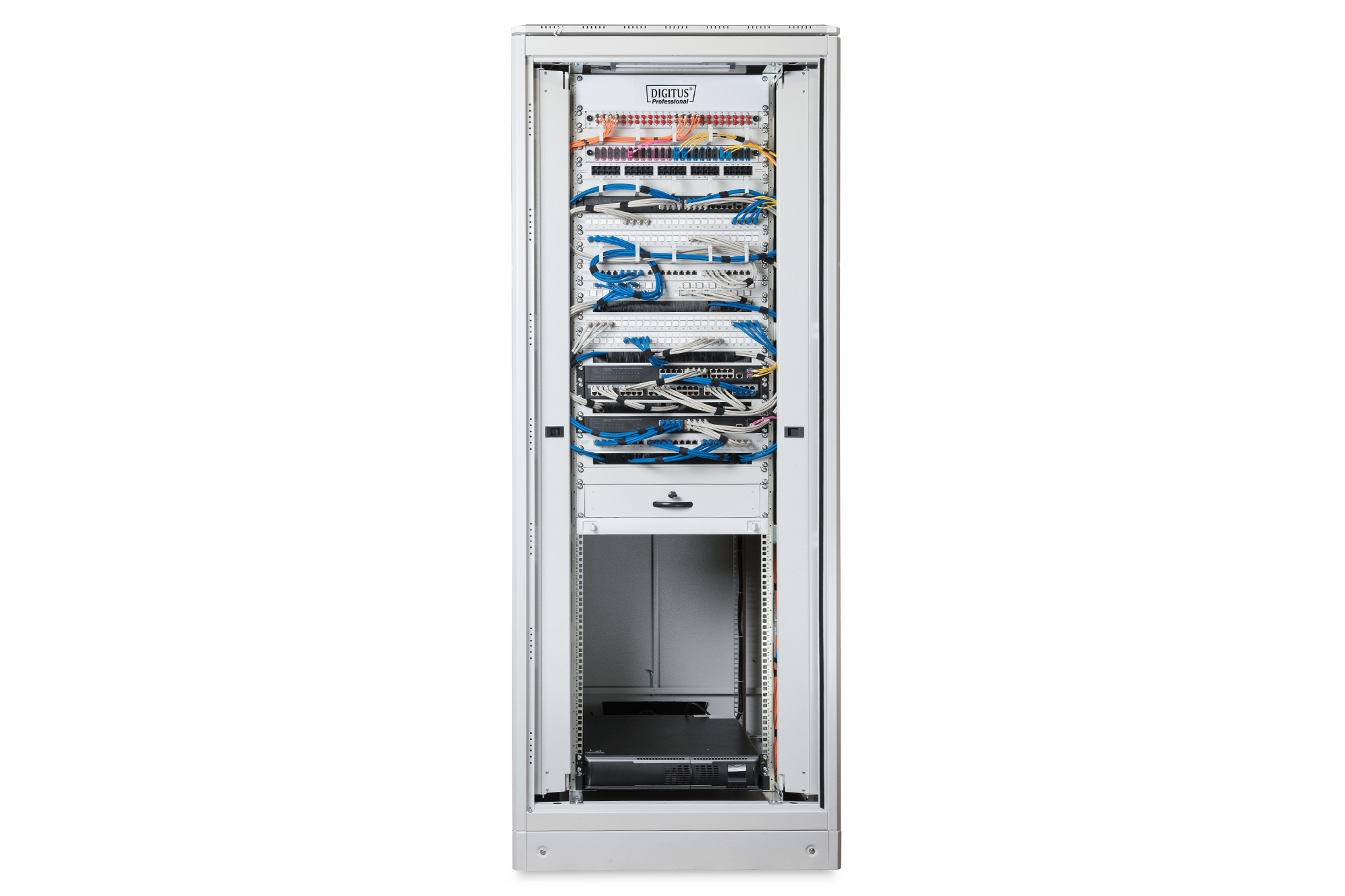 Netwerkkast Unique serie - 800x800 mm (BxD) - Afbeelding 7