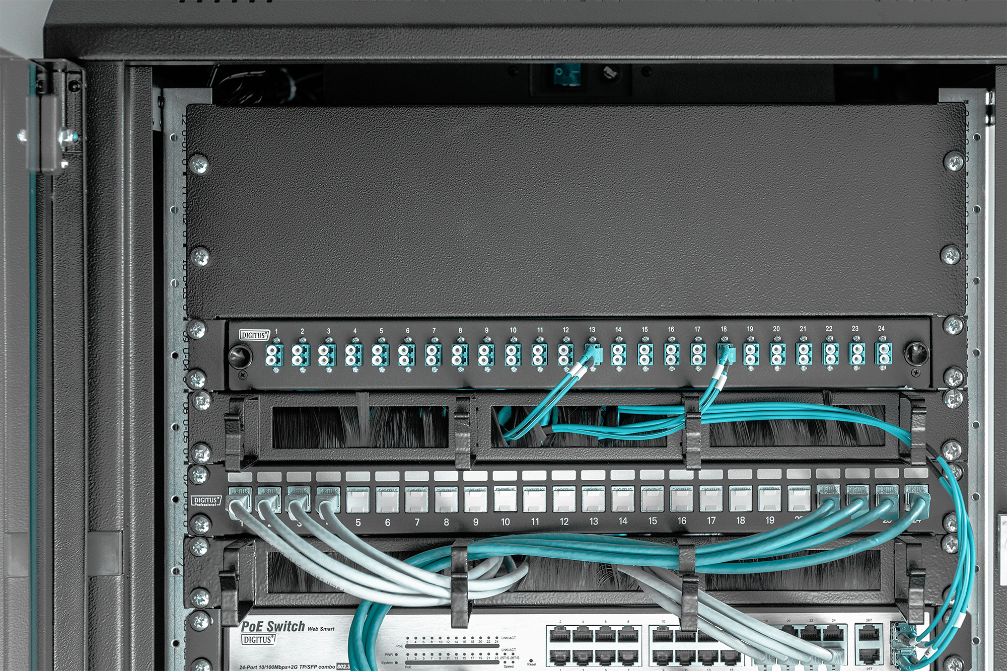 Blinddeksel voor 19" netwerk- en serverbehuizingen van 482,6 mm - Afbeelding 4