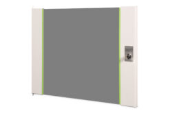 Glazen frontdeur voor 19" 9U wandbehuizing Unieke serie
