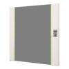 Glazen frontdeur voor 19" 12U wandbehuizing Unieke serie