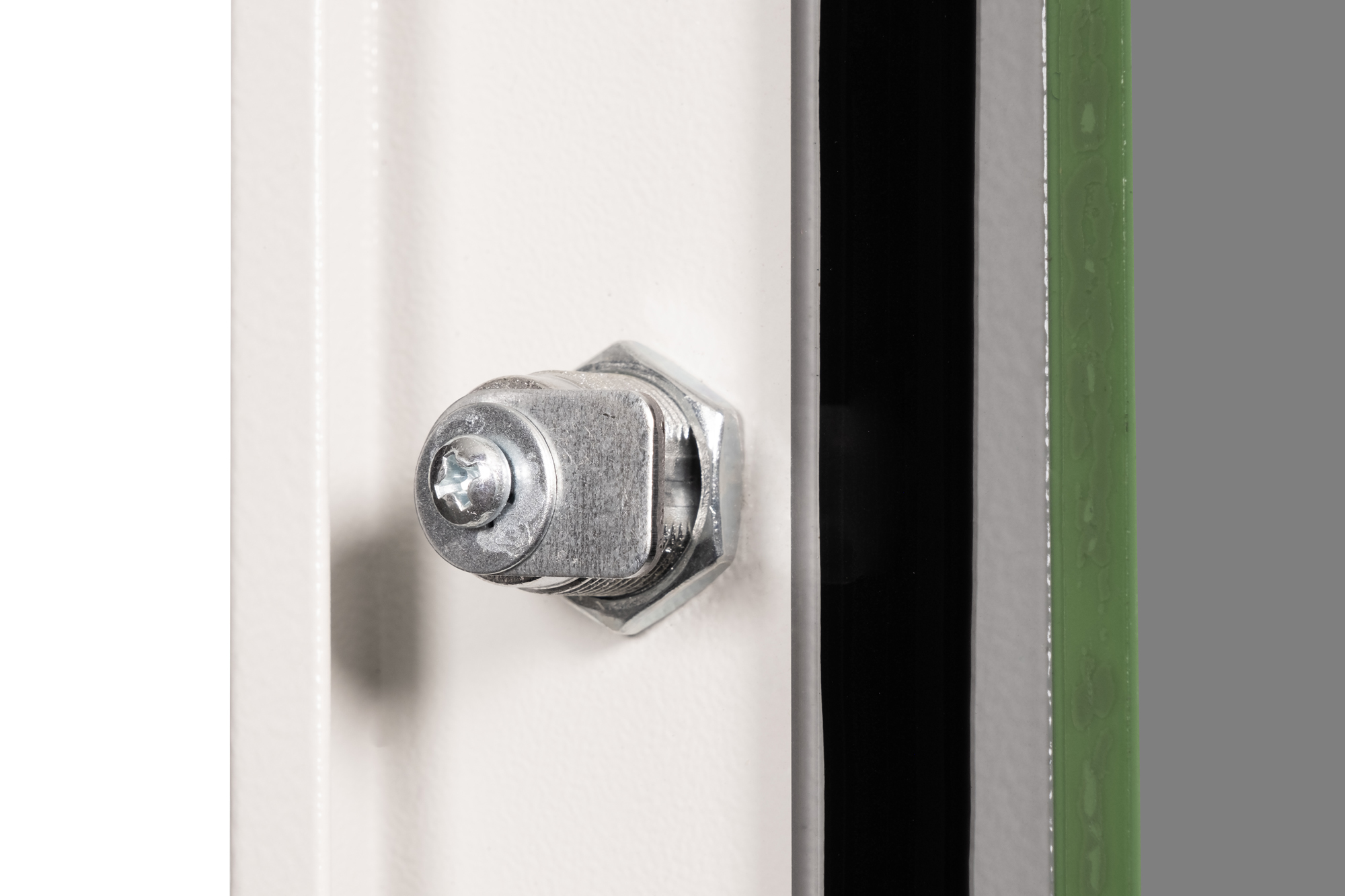 Glazen frontdeur voor 19" 16U wandbehuizing Unieke serie - Afbeelding 3