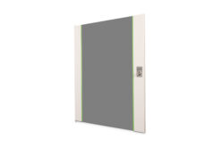 Glazen frontdeur voor 19" 16U wandbehuizing Unieke serie