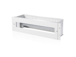 482,6 mm (19") DIN-rail paneel voor rekmontage, 3U