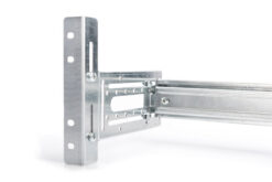 482,6 mm (19") DIN-rail paneel voor rekmontage, 4U - Afbeelding 3