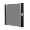 Glazen frontdeur voor 19" 12U wandbehuizing Unieke serie