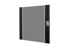 Glazen frontdeur voor 19" 12U wandbehuizing Unieke serie