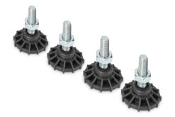 Stelvoeten voor 19" netwerk- en serverbehuizingen van 482,6 mm