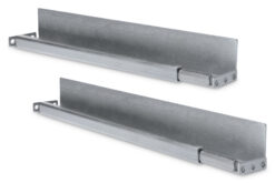 Glijrails voor 19" netwerkbehuizingen van 482,6 mm
